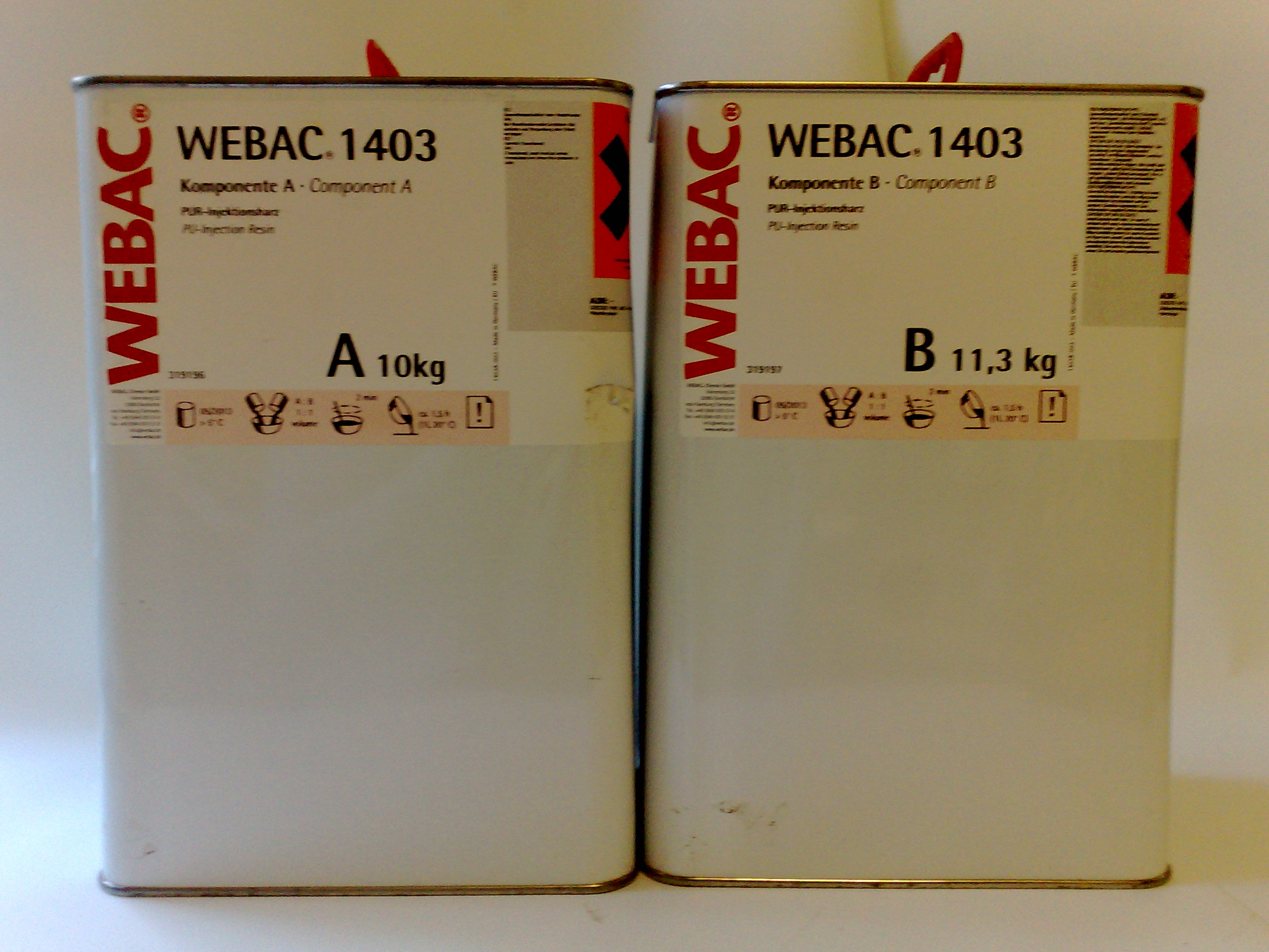 Poliuretāna sveķi WEBAC 1403