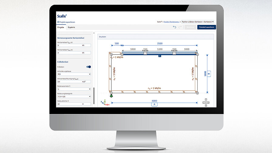 Schöck Scalix® balkonu nesošo elementu aukstuma tiltiņu pārrāvumu projektēšanas programmatūra